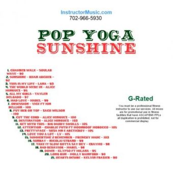 Pop Yoga Sunshine
