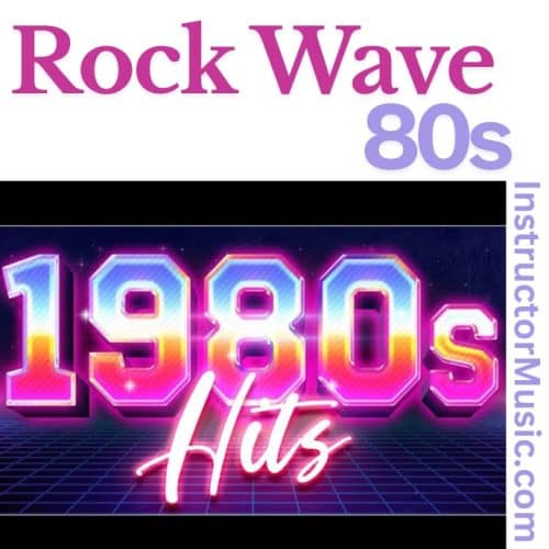 Fun and futuristic new wave plus classic rock songs that defined the decade are all on the new workout mix! Everything from the synth pop sounds of “Cars”/Gary Numan and “Rio”/Duran Duran, to the more organic rock stylings of Journey (“Wheel In the Sky”) and AC/DC (“You Shook Me All Night Long”)…All will make you crank it up to 11! There are even a few 70s holdovers that we threw in for good measure “Just What I Needed”/The Cars and a double shot of Fleetwood Mac; one from the 70s and one from the 80s! This mix is PG rated.